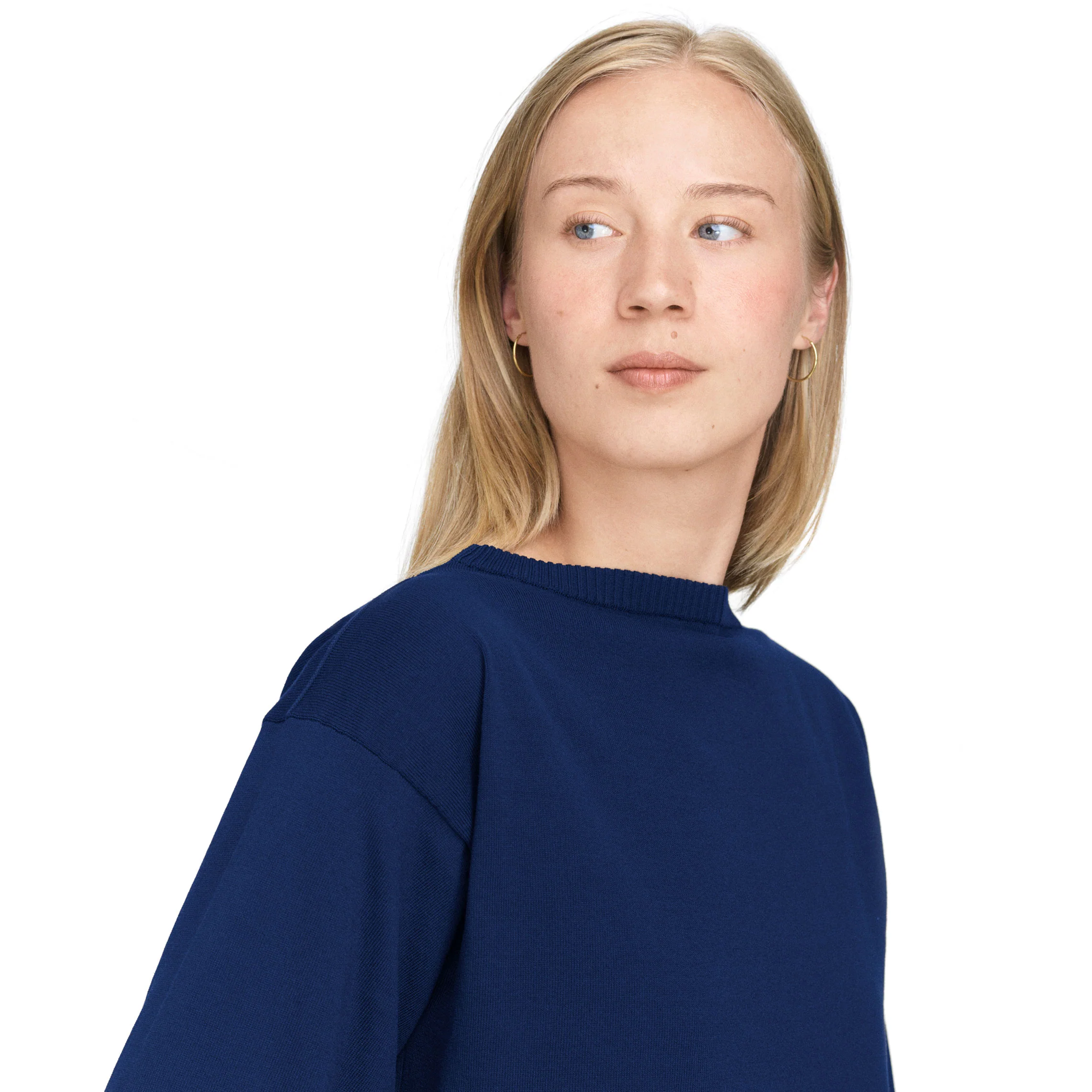 Boatsman Raw Cotton/Royal Blue Stripe - Image 3