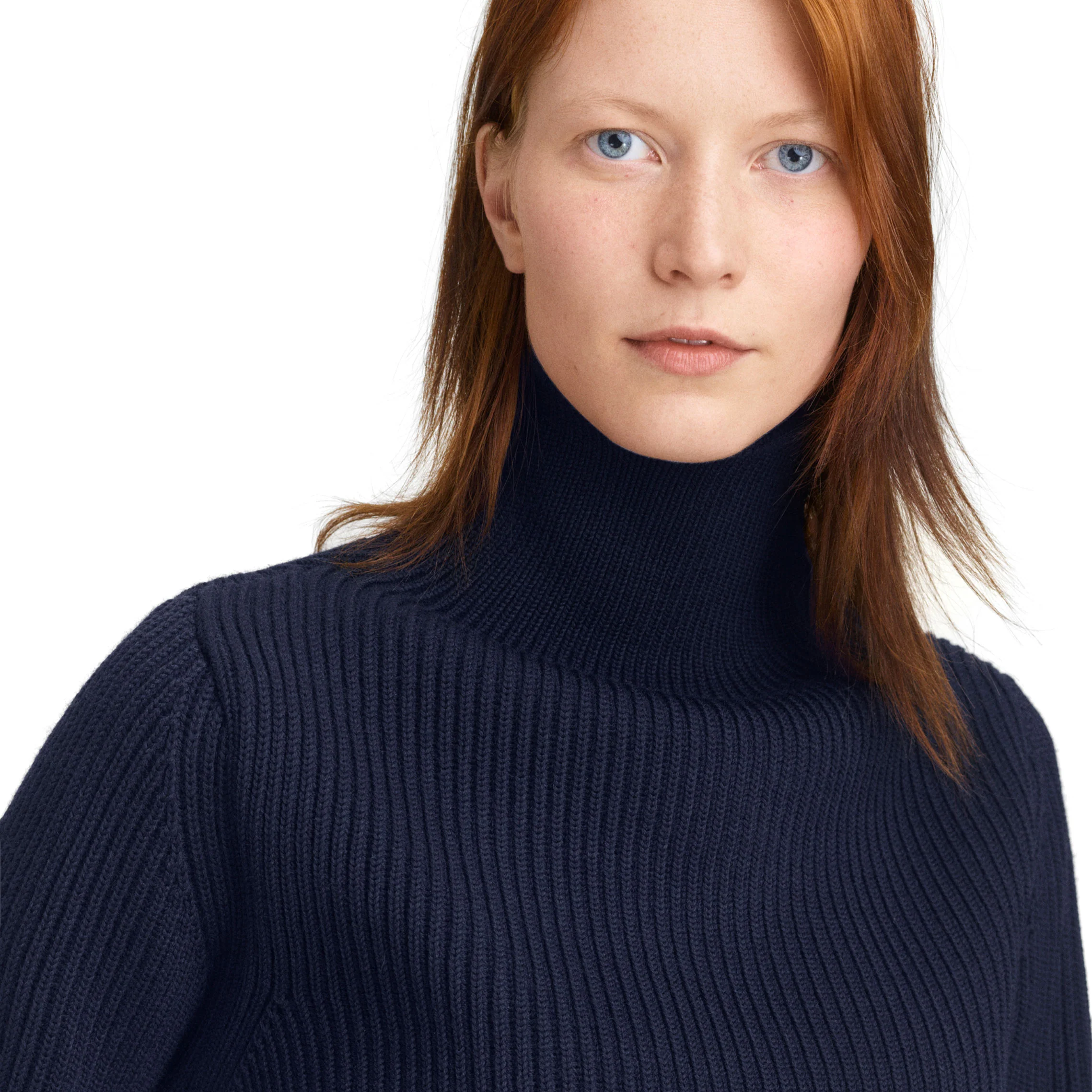 Navy Turtleneck Navy Blue - Image 4